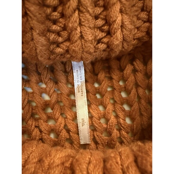 Free People My Only Sunshine Sweater Tuscan Earth Brown NWT Size S Oversized - Picture 7 of 11